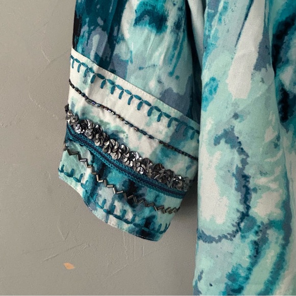 Soft Surroundings Seaglass Tides Tunic L - Picture 7 of 7